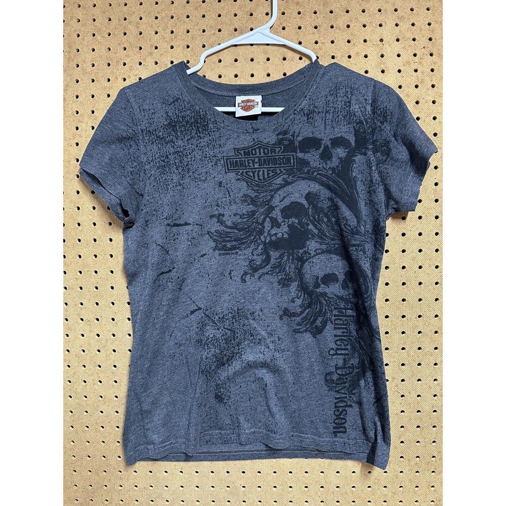 Harley-Davidson Women's Black Shirt Large Mann's Harley-Davidson Columbus, IN